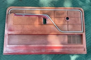 1976 Ford truck interior door panels red pair driver and passenger side OEM - Picture 1 of 12