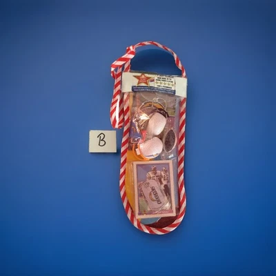 KIDS - NFL San Diego Chargers Christmas Stocking - Football Cards - Souvenirs  b - Image 1 of 4