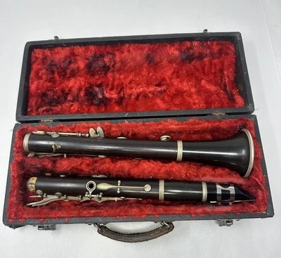 Clarinete de madera Paul Buffet Paris con estuche y boquilla - ¡Raro! Foto 1 de 4