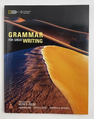Grammar for Great Writing A, 1st Edition, 2018, Keith S. Folse - Very Good - Image 1 of 4