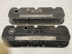 Classic Mickey Thompson BBC Chevy Aluminum Valve Covers 103R-48B M/T 396 427 454 - Picture 1 of 7