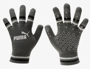 PUMA Unisex CAT LOGO Magic III Guantes de Punto Hierro Fundido Negro Run Glov... - Imagen 1 de 4