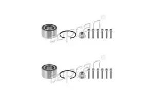 Audi VW Wheel Bearing Set Q7 4LB Touareg 7P5 7P6 V6 FSI 7L6 7LA 7L7 5.0L V10 TDI - Picture 1 of 1