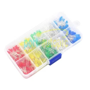 200 pcs 3mm 5mm LED Light White Yellow Red Green Assorted Assortment Kit DIY Set - Picture 1 of 1