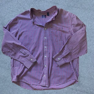 Izod Premium Essentials Long Sleeve Checked Button Up Shirt Size: 2XL - Picture 1 of 5