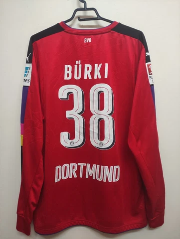 Borussia Dortmund Goalkeeper Shirt 2016 2017 Burki #38 Puma Jersey Trikot XXL Cover