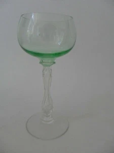 Copa de uranio copa de vino alrededor de 1920 coleccionista rara antigua copa de vino verre à vin  - Imagen 1 de 3