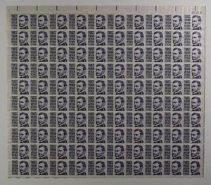 US SCOTT 1281 PANE OF 100 FRANCIS PARKMAN STAMPS 3 CENT FACE MNH - Picture 1 of 1