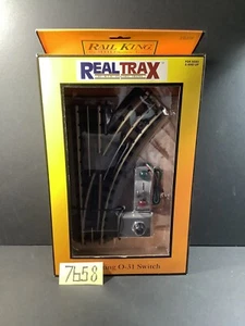 O-31, MTH Rail King RealTrax Operating Right Hand Switch # 40-1004 LN - Picture 1 of 4