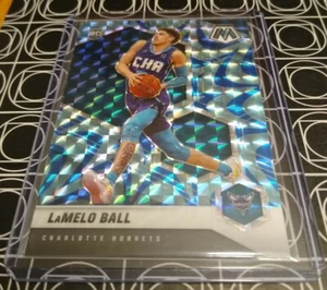 LAMELO BALL 2020-21 PANINI MOSAIC REACTIVE BLUE MOSAIC PRIZM ROOKIE RC CARD 202 - Picture 1 of 1