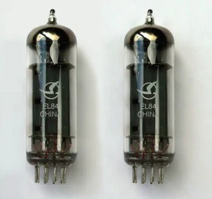 EL84 Valves Matched Pair für Marshall & andere Gitarren-/Hifi-Verstärker 6BQ5 Röhre - Bild 1 von 1