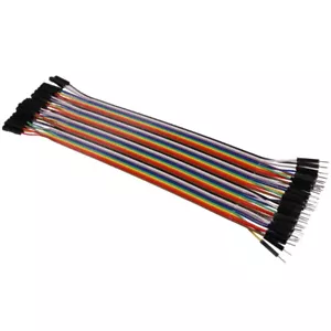 40pcs Câble Jumper 20cm pour Breadboard Dupont Wire Ponts Filaires Ponts enfichables - Photo 1/4