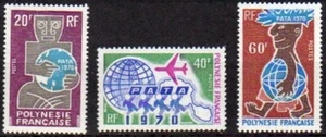 Timbre Polynésie 77/79* neuf avec charnière - Imagen 1 de 1