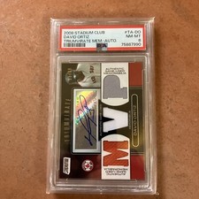 2008 TOPPS STADIUM CLUB TRIUMVIRATE DAVID ORTIZ GAME USED AUTO 85/99 PSA8 HOF