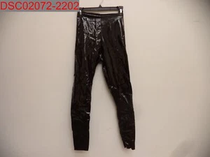 Commando Women Black Perfect Control Faux Patent Leather Leggings S 842518118804 - Picture 1 of 7