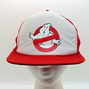 Ghostbusters Snapback Hat Red And White - Picture 1 of 12