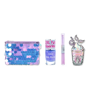 Juego de 4 bolsas de cosméticos máscara esmalte de uñas brillo de labios Justice For Girls Mermaid - Imagen 1 de 1