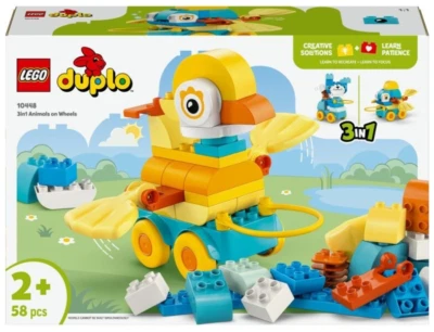 LEGO Duplo 10448 3in1 Animals on Wheels 58 pcs Toy Building Kit - Image 1 of 4