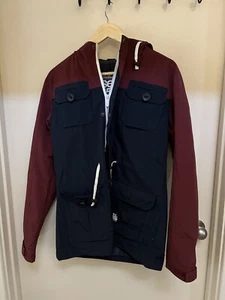 Crosshatch Series 55-Forward Thinking Maroon Blue Jacket-Size M - Picture 1 of 19