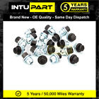 IntuPart Wheel Nut + Black Cap 22mm Hex - Set of 20 for Discovery Sport Range Ro