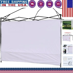 Heavy-Duty Waterproof Sidewall for 10x10ft Instant Canopy - Sun and Wind Shield - Picture 1 of 9
