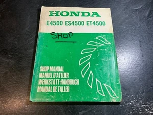 Honda E4500, ES4500, ET4500 Generator Factory OEM Repair Service Shop Manual - Foto 1 di 11