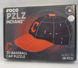 Rompecabezas de gorra de béisbol 3D FOCO PZLZ Cleveland Indians. Nuevo precintado - Imagen 1 de 10