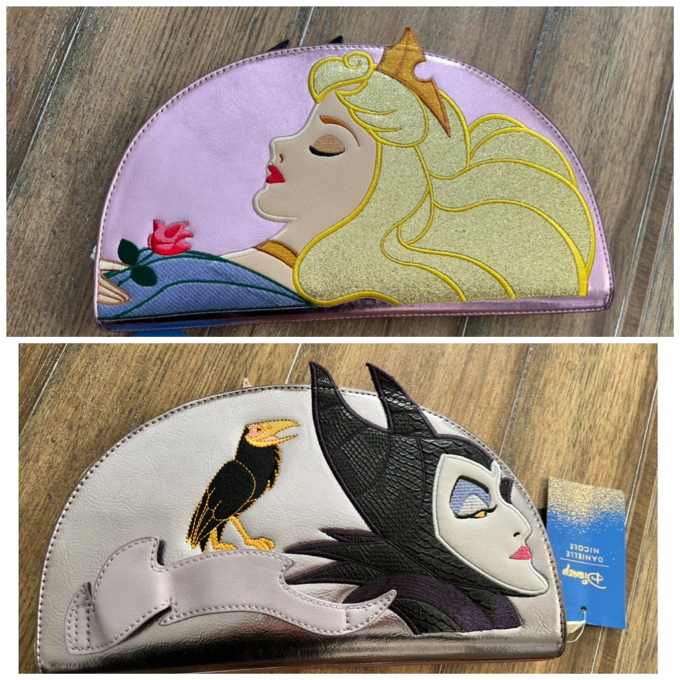 Disney Danielle Nicole Sleeping Beauty 2 Sided Clutch