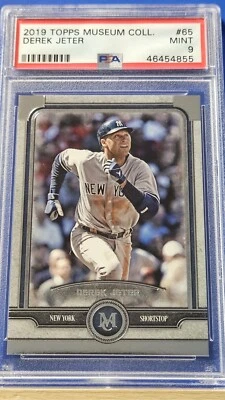 Derek Jeter - 2019 Topps Museum Collection   PSA 9 - Image 1 of 2