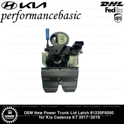 Nuevo pestillo de tapa de maletero eléctrico OEM 81230F6000 para Kia Cadenza K7 2017-2019 Foto 1 de 3