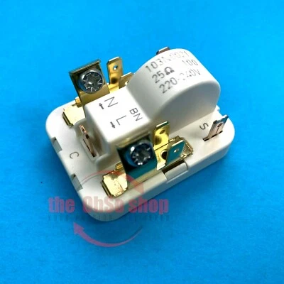 Indesit Compressor 103N0021 Start Relay for Fridge Freezer with Danfoss Motors - Image 1 of 3