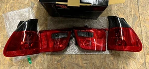 NEW Dark Smoked Taillights/ Rear lamps Full set Plug & Play For BMW E53 99-06 - Picture 1 of 7