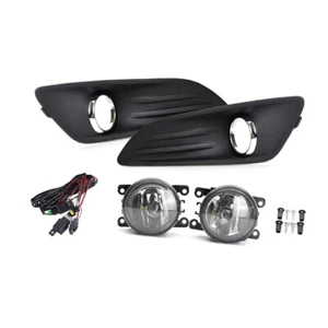 New Kit Fog Lights & Cover Grille W/Wire For Ford Fiesta 13-14 - Picture 1 of 11