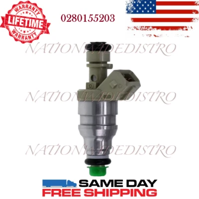 1 件原始设备制造商博世燃油喷射器适用于 1995 梅赛德斯-奔驰 S420 4.2L V8 0280155203 — 第 1/4 张图片