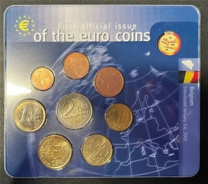 KMS - Belgio - Set KMS, "Monete Euro", ("mai aperte") - Foto 1 di 2