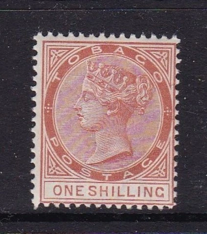 Tobago - SG 24c - u/m -1896 - 1s - orange brown Cover