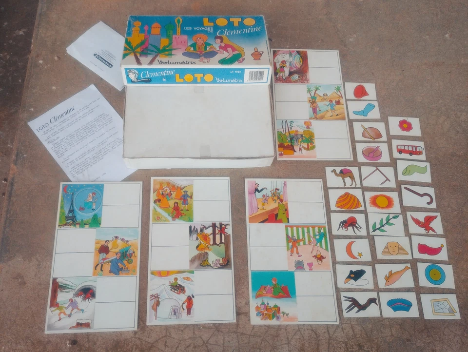 vintage ancien   jeux clémentine loto volumétrix époque casimir goldorak - Photo 1/1