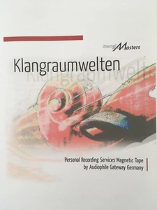 Mastertape EternalArts KLANGRAUMWELTEN Vol. I + II, 2-Spur Stereo, 38cm/s CCIR - Bild 1 von 8