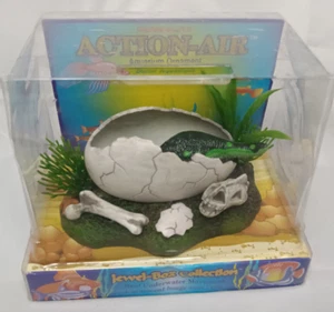 Penn Plax Action Air - T Rex Dinosaur Hatching Aquarium Fish Tank - Picture 1 of 6