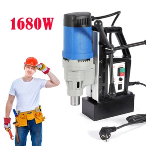 Portable Magnetic Drilling Machine Mag Drill Industrial Drill Stand 1680W 13800N - Picture 1 of 14