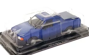 Altaya 1/43 Scale 8425C - Russian Moskvich Pick-Up Truck - Blue - Picture 1 of 5