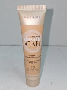 1- Maybelline Dream Velvet Soft Matte Hydrating Foundation #75 NATURAL BEIGE Neu - Bild 1 von 3