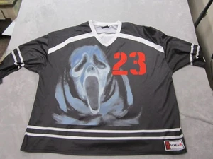 Camiseta deportiva Scream VI Ghostface para hombre 3XL negra hockey cuello en V Nueva York nuevas reglas - Imagen 1 de 12