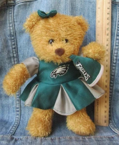 Oso de peluche Philadelphia Eagles Cheerleader 9" felpa fútbol americano NFL buenas cosas TH21 - Imagen 1 de 2