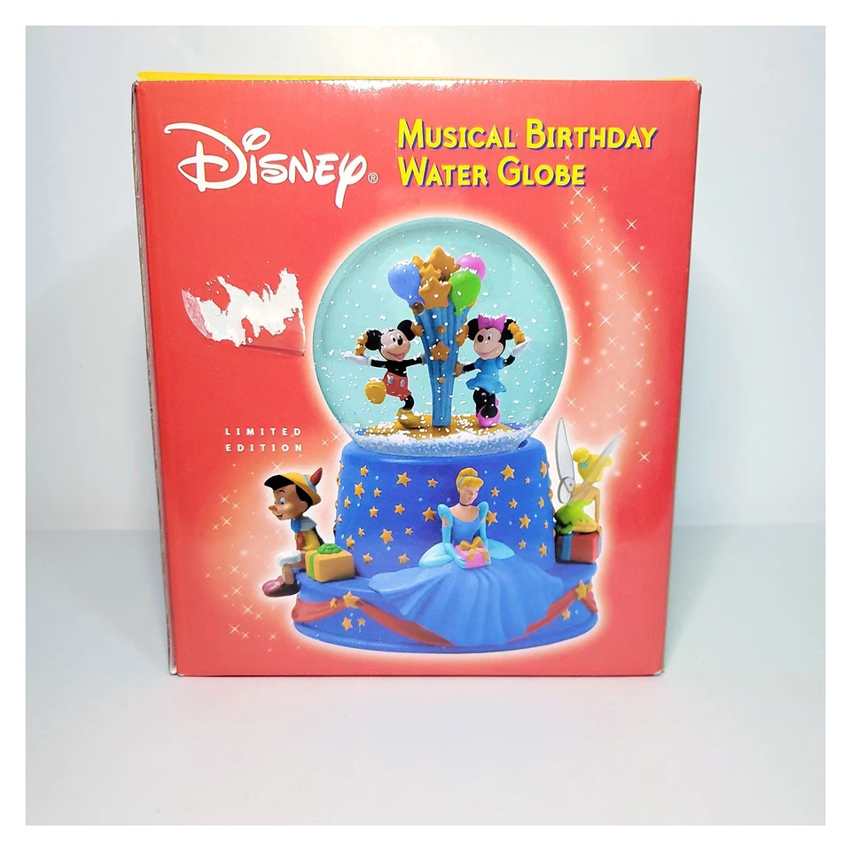 HALLMARK Walt Disney Musical 100th Birthday Water Globe Limited Edition with Box