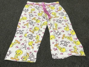 Looney Tunes Tweetie Bird Tweet Dreams Damen Lounge Hose gelb weiß Medium - Bild 1 von 12