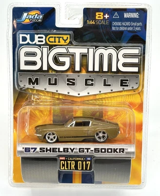 Jada Toys Dub City Big Time Muscle Die Cast '67 Shelby GT 500KR Die Cast 1/64 Foto 1 de 3