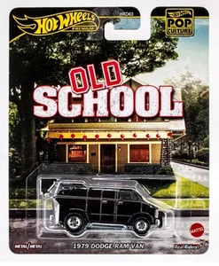 Hot Wheels POP Culture: Old School 1979 Dodge Ram Vam Black HXD63 HVJ38 - 2025 - Picture 1 of 2