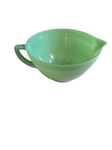 Anchor Hocking Fire King Jadeite Mixing Batter Ciotola 7,5 in 1 Litro Vetro Latte - Foto 1 di 8