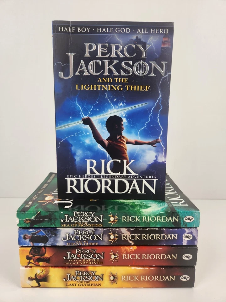 Percy Jackson And The Olympians Series Books 1-5 PB Rick Riordan Teen Fiction - image 1 of 4